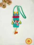 Сумка-чохол для дівчинки, монстрик квітковий метелик