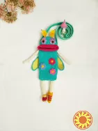 Сумка-чохол для дівчинки, монстрик квітковий метелик