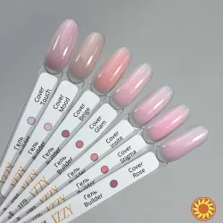 Вся Лінійка: Камуфлюючі Гелі для Нарощування Izzy Builder Cover Gel