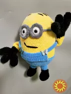 Міньйон Боб 33 см в'язана  м'яка іграшка  плюшева  ручна робота