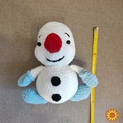 Іграшка   Сніговик в'язана   подарунок сувенір ручна робота  hand made