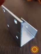 Куточок кріпильний П образний 65х35х17х50х2 сталевий загиб