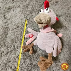 Іграшка курочка курка  пташка  в'язана 42см  велика ручна робота