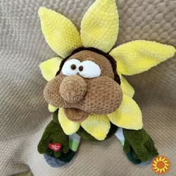 Лялька соняшник м'яка іграшка в'язана квітка мультяшний ручна робота