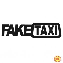 Наклейка на авто FakeTaxi Черная