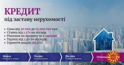 Оформити кредит під заставу офісу від 1,5% на місяць .