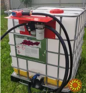 МініАЗС на єврокуб для дизельного палива 220В, 12В, 24В