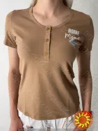 Комплект бавовняної піжами (футболка і шорти) "Slippers" (16401) (арт. 1845)