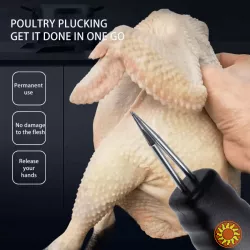 Автоматичний епілятор для видалення пір’я з курей, качок та гусей