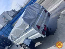 Причіп посилений оцинкований "Дніпро-230х130х40" і інші моделі причепів