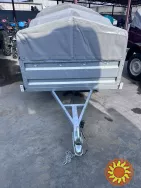 Причіп посилений оцинкований "Дніпро-230х130х40" і інші моделі причепів