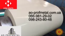 Оцинкованний лист  0.27 мм RAL 9003 глянцевый.