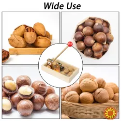 Ручний горіхокол з нержавіючої сталі з дерев’яною коробкою