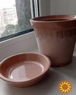 Вазон горшок для цветов керамика