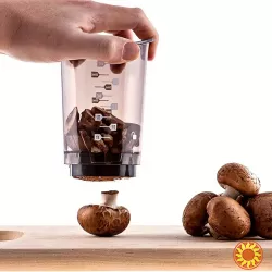 Багатофункціональний подрібнювач з кришкою та 3 насадками