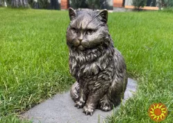 Пам'ятник кота в бронзі створення пам'ятників тварин на замовлення