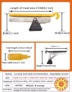 Складна дверна підніжка на дах авто — Універсальний доступ до багажника на даху