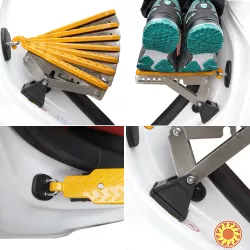 Складна дверна підніжка на дах авто — Універсальний доступ до багажника на даху