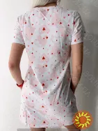 Жіноча нічна сорочка з коротким рукавом "Sweet Love" (арт. LDK 103/14/01)