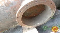 Бочка труба Топка для печі піролізної Діам 1 довж 3.18