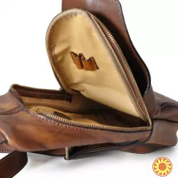 Мужской кожаный рюкзак Италия бренда Pratesi