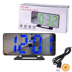 Годинник електронний з дзеркальним дисплеєм VST-888-5