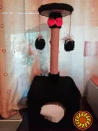 Когтеточка с домиком НОВАЯ