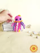 Медуза, що розвиває іграшка восьминіжок рожевого кольору