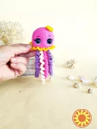 Медуза, що розвиває іграшка восьминіжок рожевого кольору