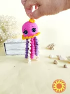 Медуза, що розвиває іграшка восьминіжок рожевого кольору