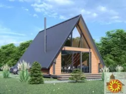 Купити зруб A frame під ключ від Закарпат Зруб-Буд — дерев’яні будинки з якісної смереки