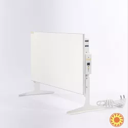 Керамічна панель Optilux РК300НВ з регулятором, 300 Вт, 6 м. кв, 600х300х50, біла