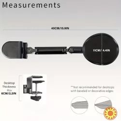 Регульований ергономічний підлокітник для столу