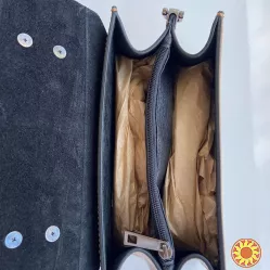 Стильна сумка шкіряна жіноча через плече , базова Італійська TS000190