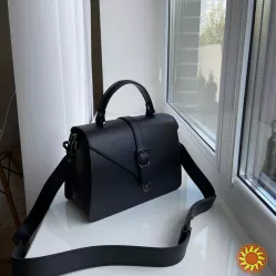 Стильна сумка шкіряна жіноча через плече , базова Італійська TS000190