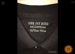 Футболка Gloria jeans, новая, чёрная, 100% хлопок, 10-12 лет