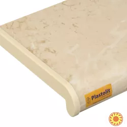 Подоконник Plastolit Пластолит серия Soft. Закругленный капинос