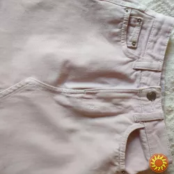 Шорты джинсовые Bershka розовые