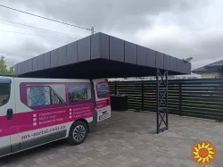 Металеві навіси для авто