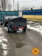 Новий причіп 150х130х35 з трикутним дишлом заводу "Дніпро"