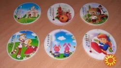 Термометр кімнатний круглий.