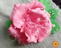 Квітковий браслет, бутоньєрка на зап'ястя - із фоамірану