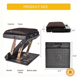 4-рівнева Підставка для Ніг у Машину та Офіс.