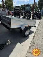 Новий причіп із оцинкованими бортами 200х130х40 "Дніпро"