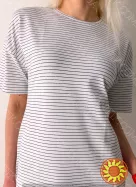 Жіноча домашня сукня у смужку "Strip Life" (16154) (арт. 1638)