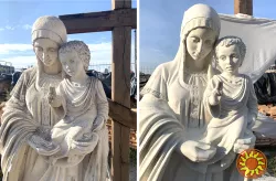 Восстановление духовного наследия: реставрация скульптур апостола Павла и девы Марии