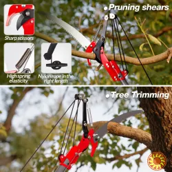 2 в 1 Пилка-Секатор для обрізки дерев.