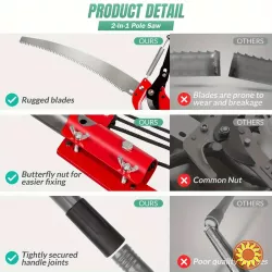 2 в 1 Пилка-Секатор для обрізки дерев.