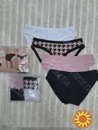 Комплект бавовняних жіночих трусиків ТМ "Obrana" (4 шт./уп.) (арт. 200-30/9)