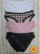 Комплект бавовняних жіночих трусиків ТМ "Obrana" (4 шт./уп.) (арт. 200-30/9)